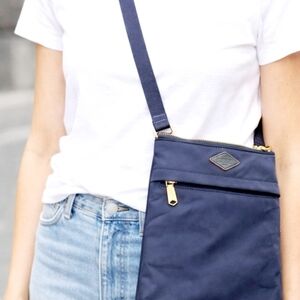 MZ Wallace Midnight Blue Nylon Crossbody Bag